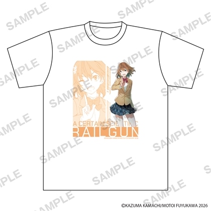 「とある魔術の禁書目録外伝 とある科学の超電磁砲」Tシャツ　御坂美琴
