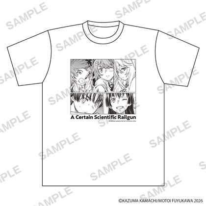 「とある魔術の禁書目録外伝 とある科学の超電磁砲」Tシャツ　集合