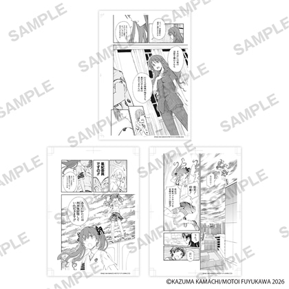 「とある魔術の禁書目録外伝 とある科学の超電磁砲」ミニ複製原画3枚セット　白井黒子