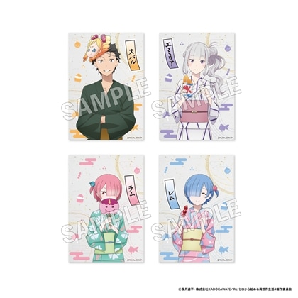 Re:ゼロから始める異世界生活」ブロマイドセット お祭り ver.: グッズ