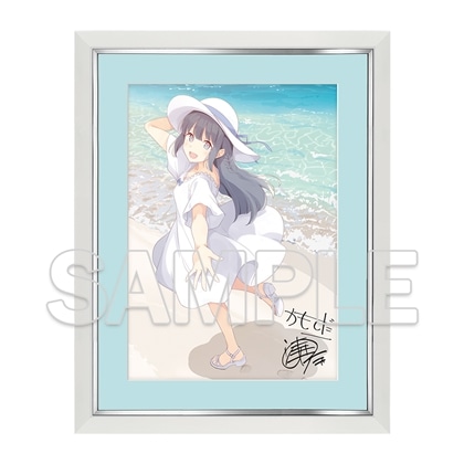 『青春ブタ野郎はドクターピッグの夢を見ない＋』複製サイン入りキャラファイングラフ　Ver.牧之原翔子