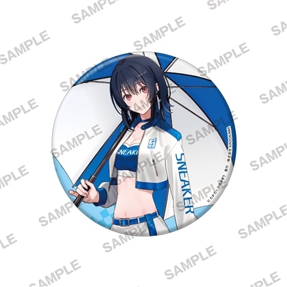 『クラスで2番目に可愛い女の子と友だちになった』ビッグホログラム缶バッジ　朝凪海　レースクイーンVer.