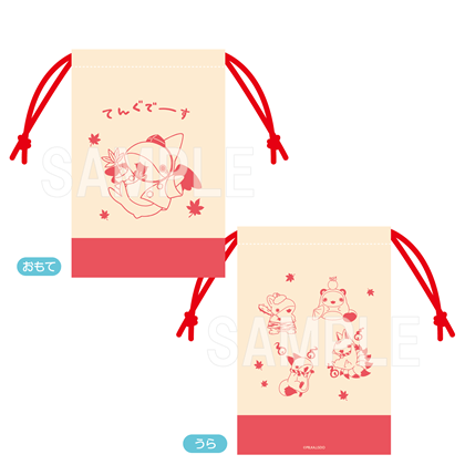 「おでかけ子ザメ」巾着 ようかいごっこ