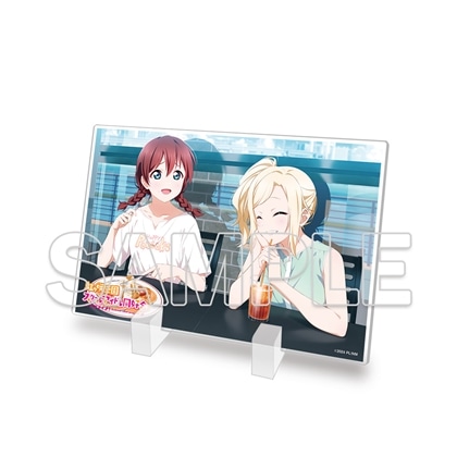 LoveLive! Days 2026年10月号『ラブライブ！虹ヶ咲学園スクールアイドル同好会』ミニアクリルプレート 愛＆エマ