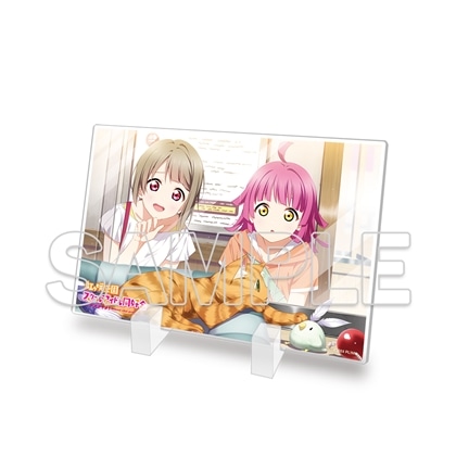 LoveLive! Days 2026年11月号『ラブライブ！虹ヶ咲学園スクールアイドル同好会』ミニアクリルプレート　かすみ＆璃奈