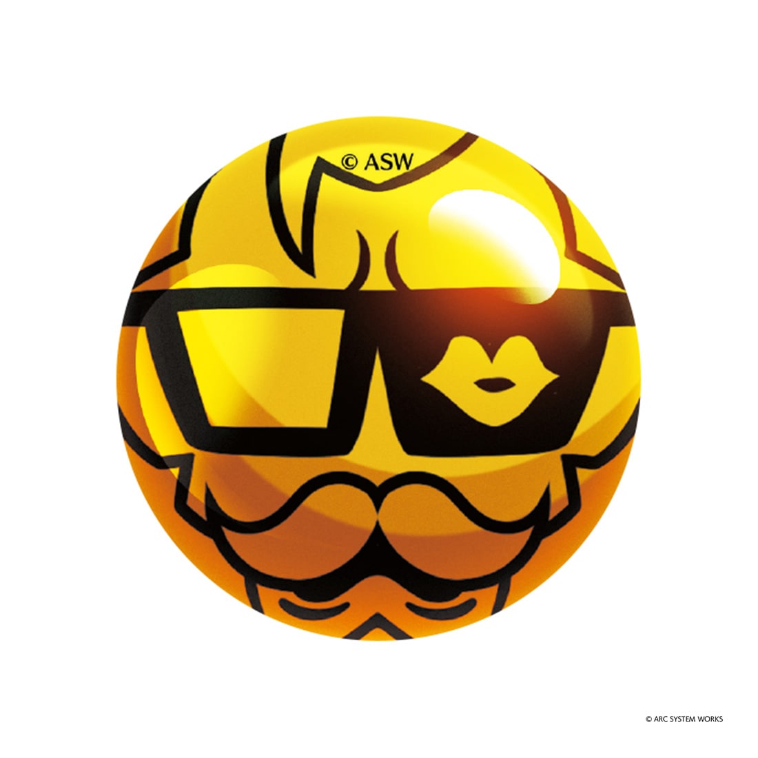 GUILTY GEAR -STRIVE- トリアンバカ缶バッジ  ゴールドルイス=ディキンソン