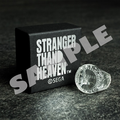 『STRANGER THAN HEAVEN』 レジンカレッジリング クリア Sサイズ