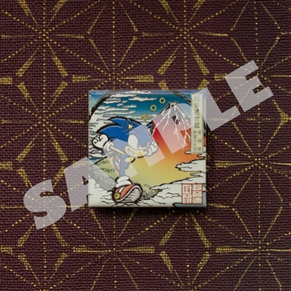 「和ソニック」富嶽景 赤富士之図 アートマグネット