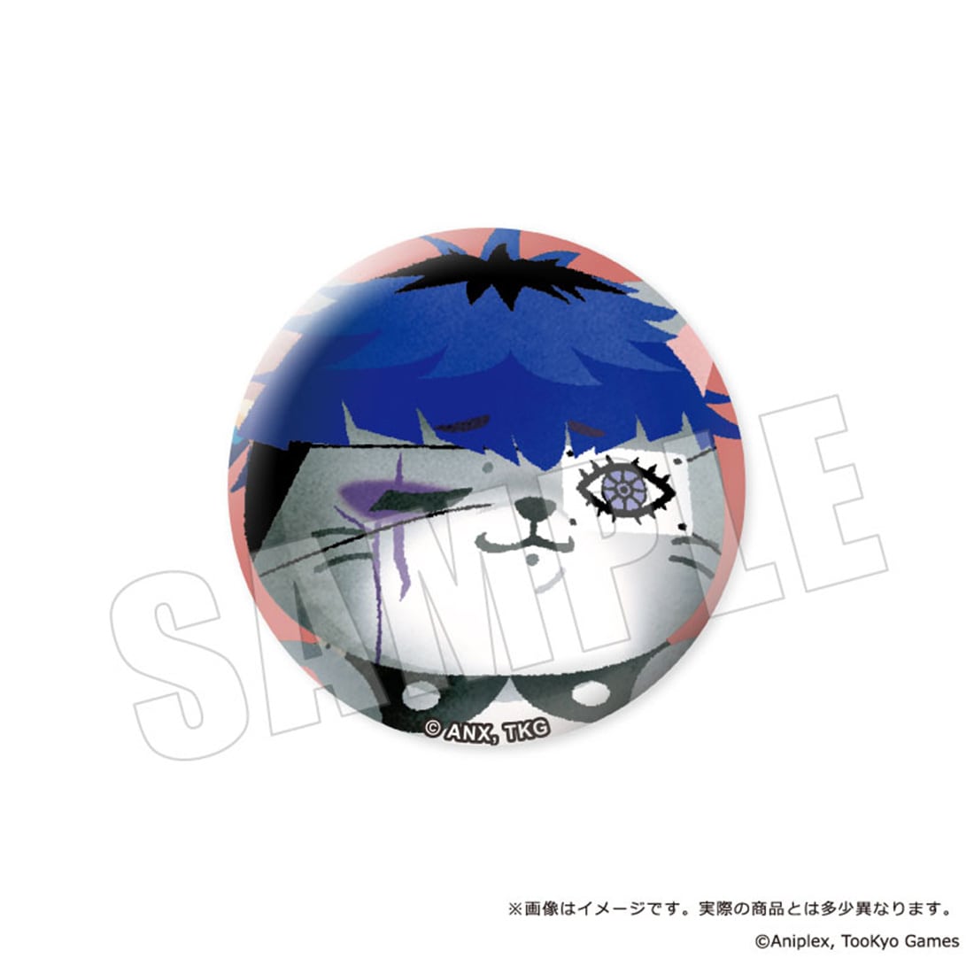 HUNDRED LINE -最終防衛学園- ぷてぃまるず カンバッジ 06.面影歪