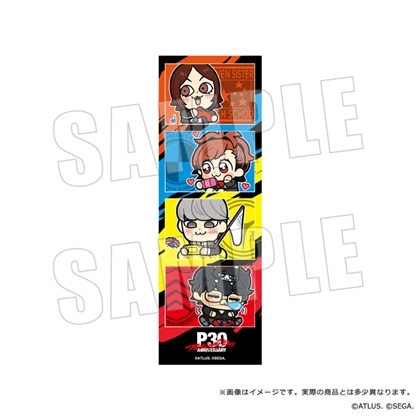 P30th 主人公×ぶくぶ 4カットステッカー B