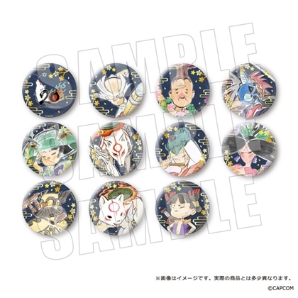 大神20周年 和紙風金箔カンバッジ 全11種【BOX】