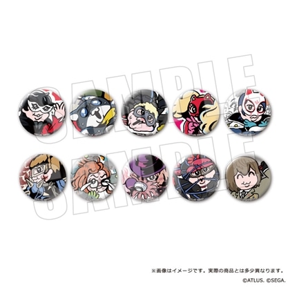 ペルソナ5 ザ・ロイヤル×可哀想に！ カンバッジ 全10種【BOX】