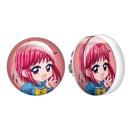 【ときめきメモリアル】ガラスピンズ 朝日奈夕子