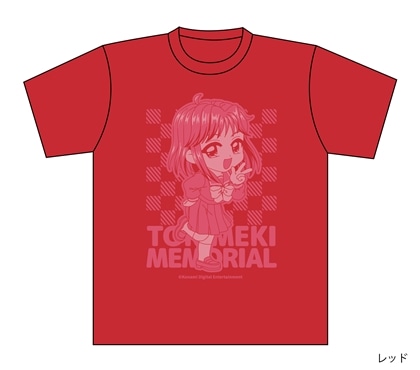 ときめきメモリアル　Tシャツ　L　朝日奈 夕子