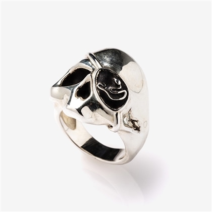 【龍が如く】OX JEWELRy Limited  Silver Skull Ring for GORO MAJIMA シルバー　3号