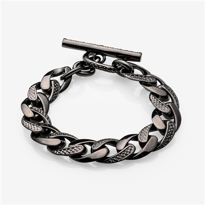 【龍が如く】OX JEWELRy Limited Scale Chain Bracelet for ICHIBAN KASUGA ブラック　Sサイズ