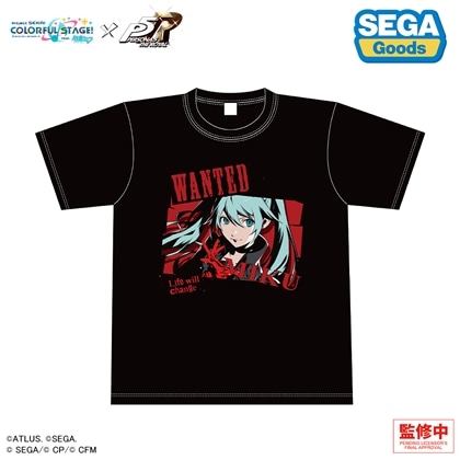プロジェクトセカイ カラフルステージ！ feat. 初音ミク×ペルソナ5 ザ・ロイヤル グラフィックTシャツ 初音ミク