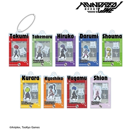 HUNDRED LINE -最終防衛学園- トレーディング ちびとこ パーツ付きフレームアクリルチャーム ver.A(BOX)
