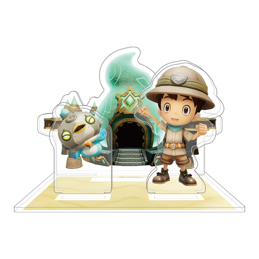 『ファンタジーライフi グルグルの竜と時をぬすむ少女』 オリジナルアクリルジオラマ祠 (主人公＆トリップ)