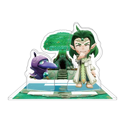 『ファンタジーライフi グルグルの竜と時をぬすむ少女』 オリジナルアクリルジオラマ迷宮樹のウロ (エシェン＆カラス)