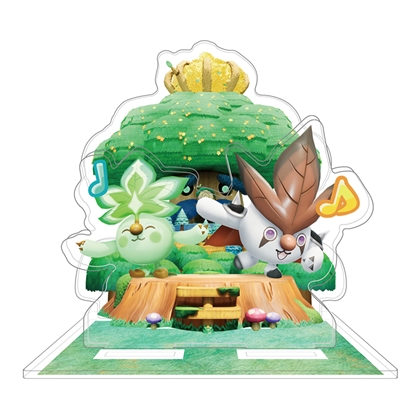 『ファンタジーライフi グルグルの竜と時をぬすむ少女』 オリジナルアクリルジオラマちょうろう樹 (ヨハネス＆リーファ)