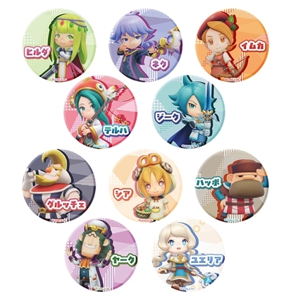 『ファンタジーライフi グルグルの竜と時をぬすむ少女』 仲間キャラクタートレーディング缶バッジVol.5 コンプリートセット