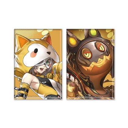 ペルソナ5: The Phantom X スクエア缶バッジ2種セット ハウラー＆アウラ