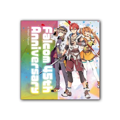 日本ファルコム45周年記念 ハンドタオル Falcom 45th Anniversary