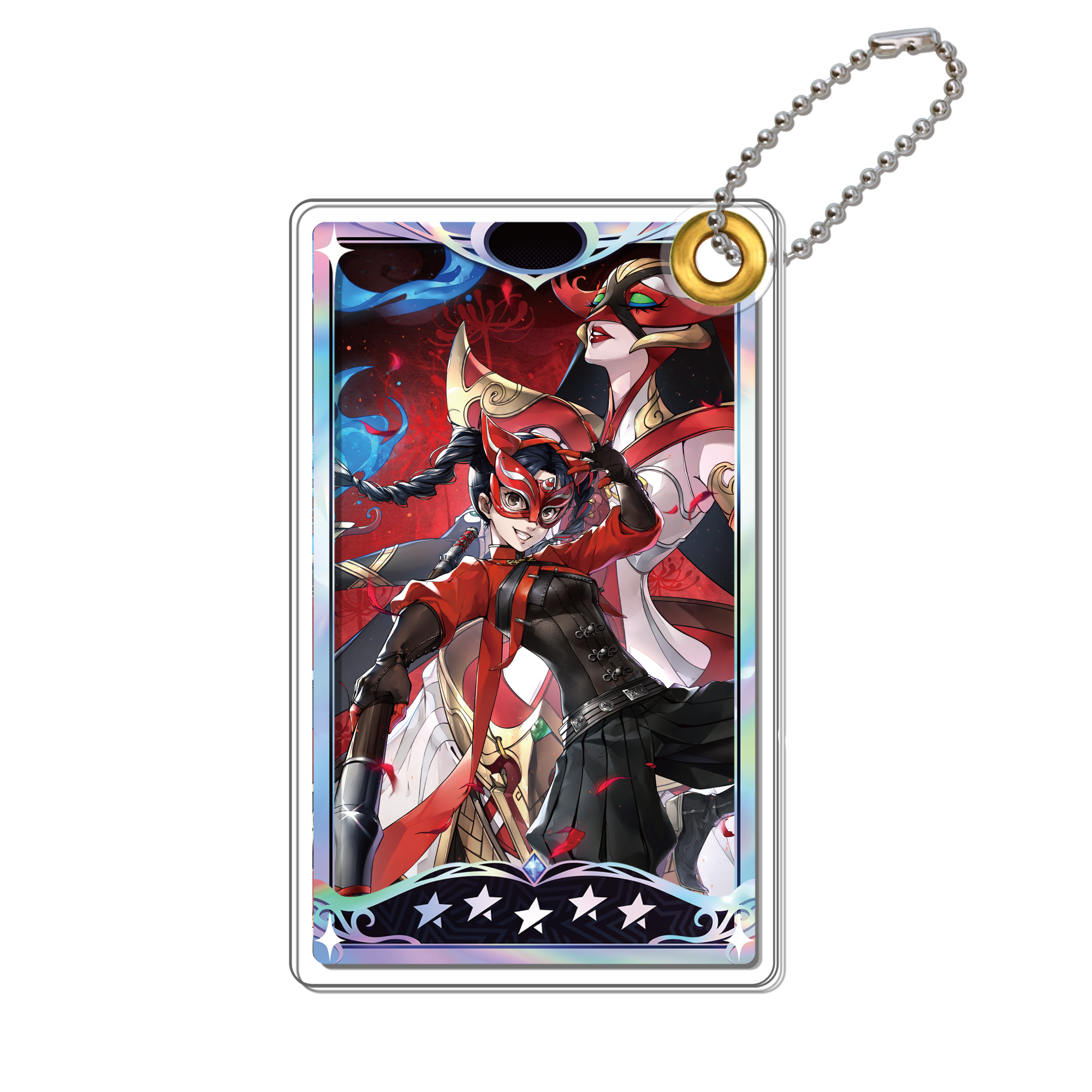 ペルソナ5: The Phantom X アクリルスライドキーホルダー リン＆モンポォー