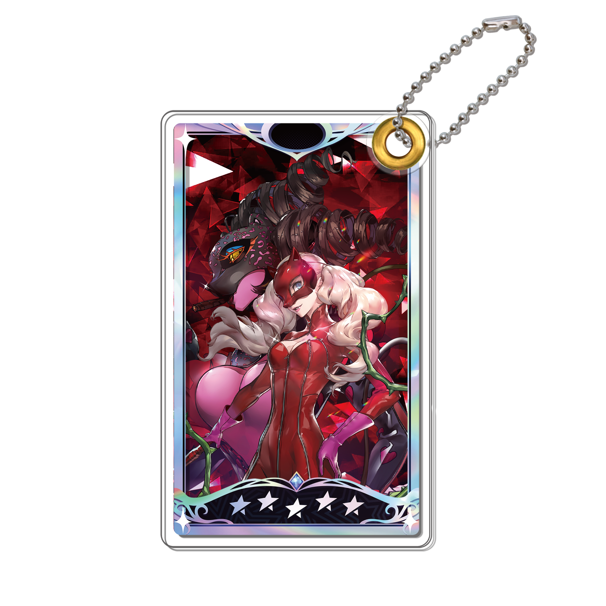 ペルソナ5: The Phantom X アクリルスライドキーホルダー パンサー＆カルメン