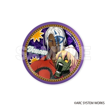 GUILTY GEAR -STRIVE- アメリカンダイナー グリッター缶バッジ ヴェノム