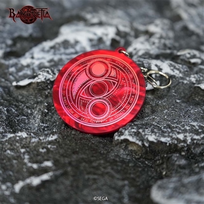 ベヨネッタ 大理石風キーホルダー 魔法陣