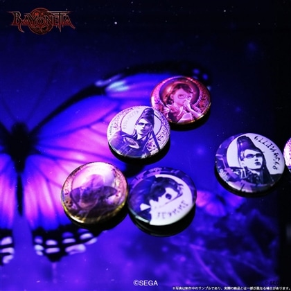 ベヨネッタ リザルトメダル風缶バッジ（BOX）