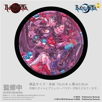 ベヨネッタ グリッターコースター 島崎麻里氏『ベヨネッタ』1&2記念アート