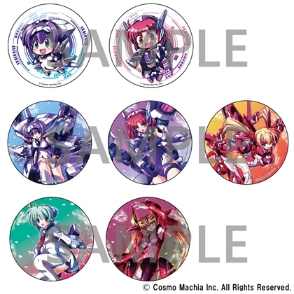 『トリガーハート　エグゼリカ』トレーディング缶バッジ（BOX）