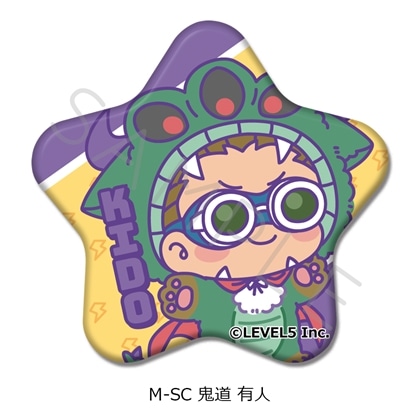 『イナズマイレブン 英雄たちのヴィクトリーロード』星形缶バッジ M-SC（鬼道 有人）
