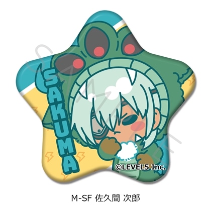 『イナズマイレブン 英雄たちのヴィクトリーロード』星形缶バッジ M-SF（佐久間 次郎）