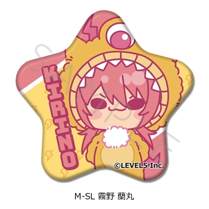 『イナズマイレブン 英雄たちのヴィクトリーロード』星形缶バッジ M-SL（霧野 蘭丸）