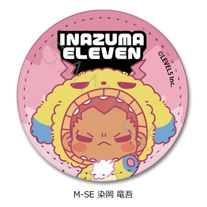 『イナズマイレブン 英雄たちのヴィクトリーロード』レザーバッジ（丸形） M-SE（染岡 竜吾）