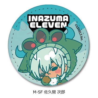 『イナズマイレブン 英雄たちのヴィクトリーロード』レザーバッジ（丸形） M-SF（佐久間 次郎）
