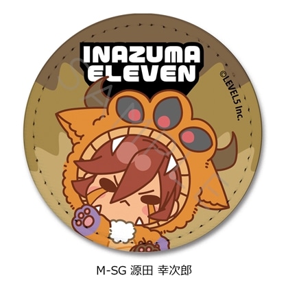 『イナズマイレブン 英雄たちのヴィクトリーロード』レザーバッジ（丸形） M-SG（源田 幸次郎）
