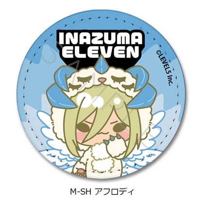 『イナズマイレブン 英雄たちのヴィクトリーロード』レザーバッジ（丸形） M-SH（アフロディ）