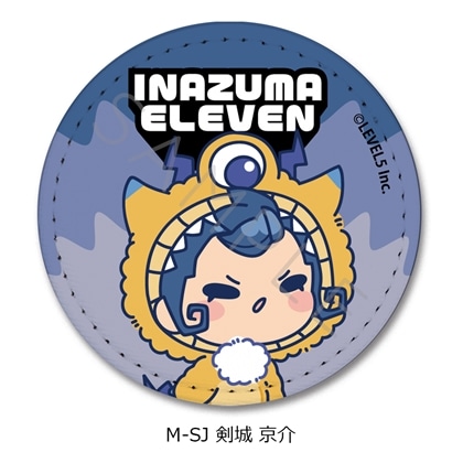 『イナズマイレブン 英雄たちのヴィクトリーロード』レザーバッジ（丸形） M-SJ（剣城 京介）