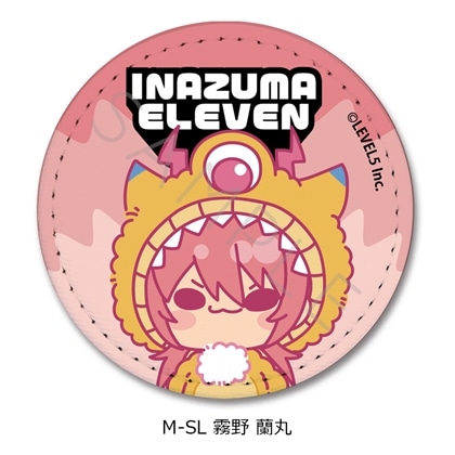 『イナズマイレブン 英雄たちのヴィクトリーロード』レザーバッジ（丸形） M-SL（霧野 蘭丸）
