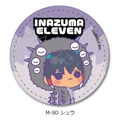 『イナズマイレブン 英雄たちのヴィクトリーロード』レザーバッジ（丸形） M-SO（シュウ）