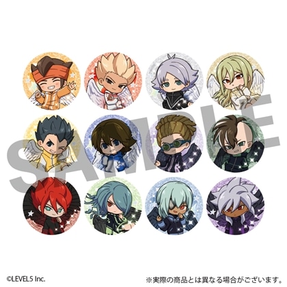イナズマイレブン 英雄たちのヴィクトリーロード トレーディングミニキャラ缶バッジ 天使&悪魔Ver.（BOX）