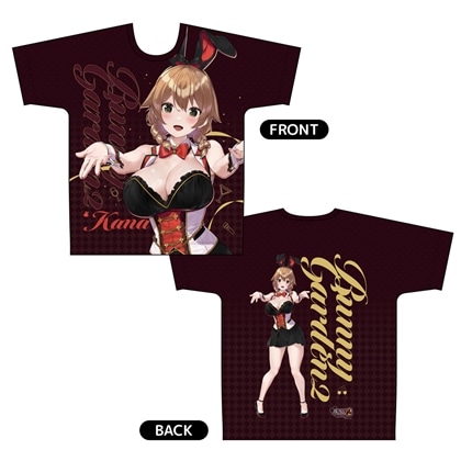 バニーガーデン2 フルグラフィックTシャツ（花奈）XLサイズ