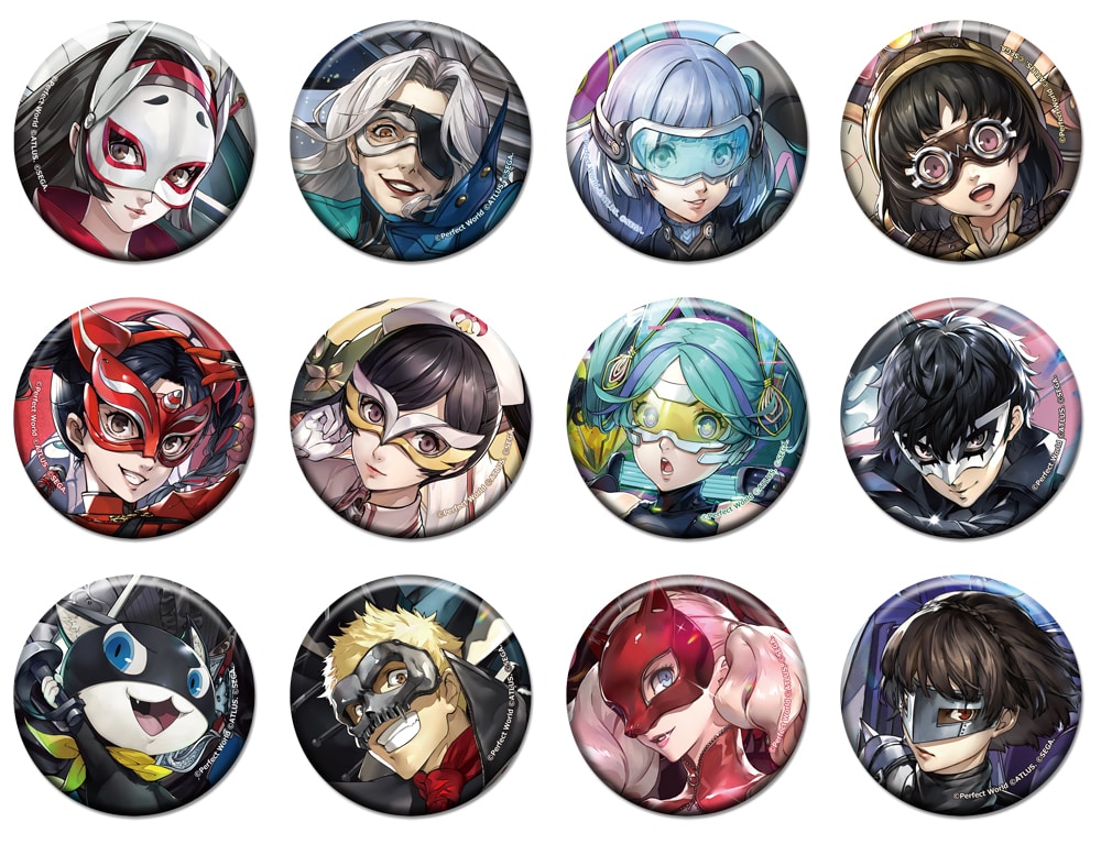 ペルソナ5: The Phantom X トレーディング缶バッジ vol.2 コンプリートセット