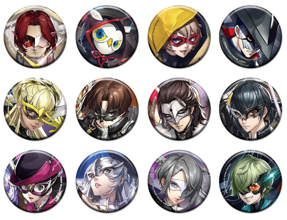 ペルソナ5: The Phantom X トレーディング缶バッジ vol.2 コンプリート