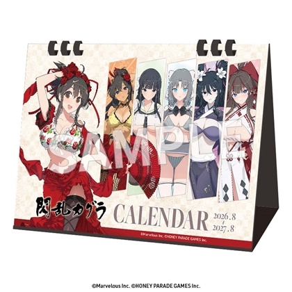 閃乱カグラ　卓上カレンダー 2026-2027